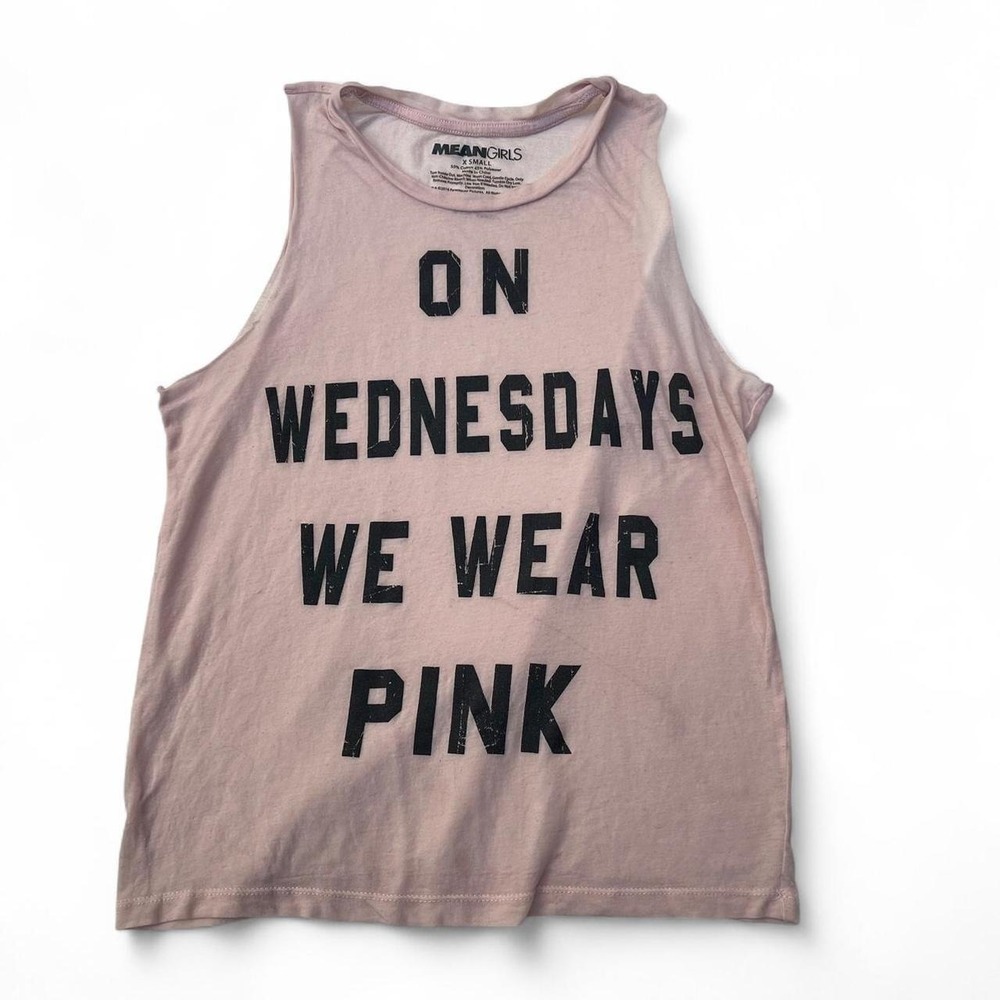 Mean girls pink tank size xs
